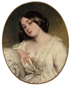 女性の肖像 作： Franz Xaver Winterhalter