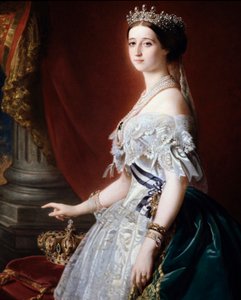 フランス大統領ウジェニーの肖像（ウジェニア・デ・モンティージョ 作： Franz Xaver Winterhalter