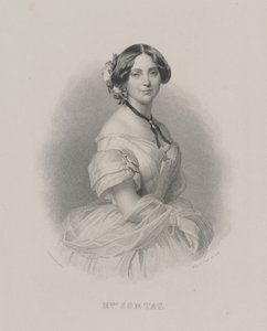 オペラ歌手アンリエットソンタグ1806-1854の肖像c。 1850 作： Franz Xaver Winterhalter