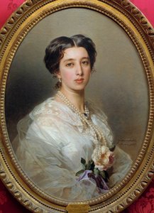 ガガーリン・ストゥルザ王女 絵画 ザバー・ヴィンターハルター（1806-1873） 1857年 フィレンツェ美術館