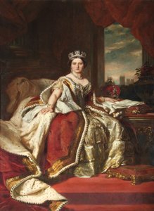 ビクトリア女王、ジョンハンソンウォーカーRAによるコピー、1879 作： Franz Xaver Winterhalter