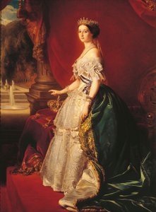 ウジェニー皇后」1852年頃（油彩・キャンバス 作： Franz Xaver Winterhalter