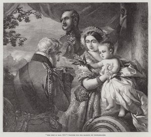 陛下のために描かれた1851年5月1日 作： Franz Xaver Winterhalter