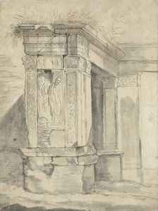 ローマの遺跡 作： Franz de Paula Ferg
