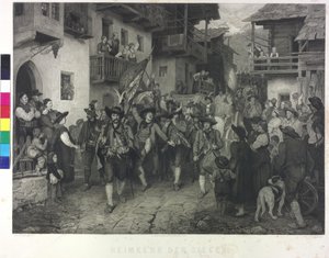 フレデリック・ウィリアム・ツィンマーマン 作： Franz von Defregger