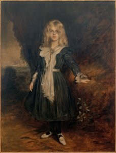 娘マリオンの肖像 作： Franz von Lenbach
