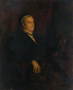 ザクセン コーブルク ゴータのクレメンタイン王女 作： Franz von Lenbach