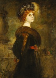 リリー・メルクの肖像、1902年頃