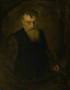 自画像 作： Franz von Lenbach