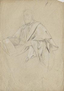 金持ちのローブを着た老人 作： Franz von Matsch