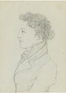 フランツ・シューベルト1797-1828、17歳、1814年頃 作： Franz von Schober