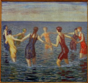 女性の入浴 作： Franz von Stuck