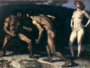 女性のための戦い 作： Franz von Stuck