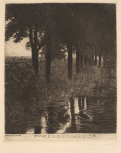 トラウトポンド 作： Franz von Stuck