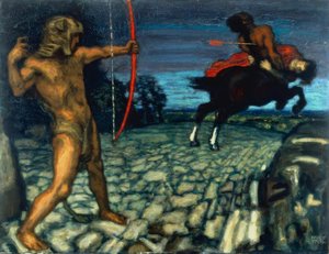 ヘラクレスとネッソス 作： Franz von Stuck