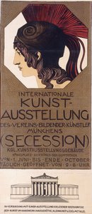 国際美術展-（脱退）」、 作： Franz von Stuck