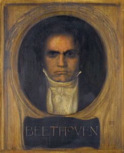 ルートヴィヒ・ヴァン・ベートーベンの肖像 作： Franz von Stuck