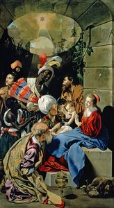 王の崇拝 作： Fray Juan Batista Maino or Mayno