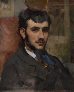 ルノワールの肖像 作： Frédéric Bazille