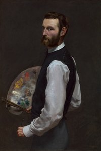 自画像 作： Frédéric Bazille