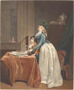 オプティクス (オプティカル ビューアー) 作： Frédéric Cazenave after Louis Léopold Boilly