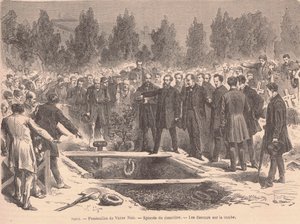 1870-01-22 - ル・モンド・イラストレーション - ヴィクトール・ノワール 作： フレデリック・セオドア・リックス