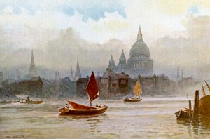 「テムズ川」、1902-1903 作： Fred Burgess