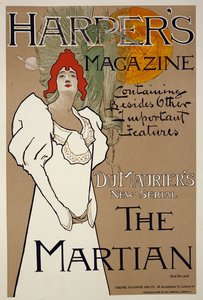 ハーパーズ誌の表紙イラスト、The Matianのデュモーリエ作、1898年 作： Fred Hyland