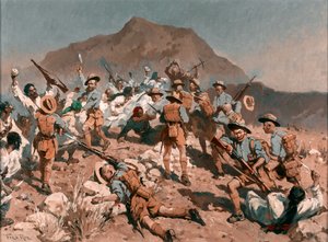 第 2 大隊第 5 グルカライフル、アナイ タンギ、北西フロンティア、インド 作： Fred Roe