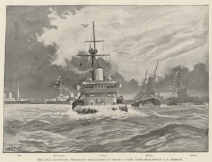 海軍の演技、レッドB艦隊の予備蒸気戦術、EHシーモア少将の下で 作： Fred T. Jane