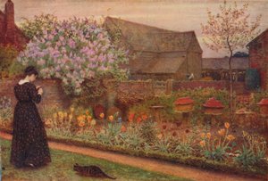 オールドファームガーデン、1871年。 作： Fred Walker