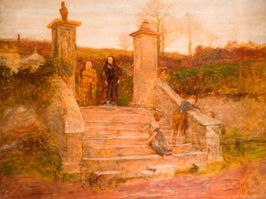 古い門、1868 年。 作： Fred Walker