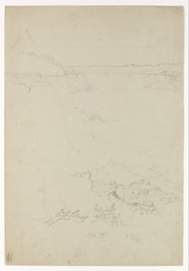 アメリカ側からのナイアガラの滝 作： Frederic Edwin Church