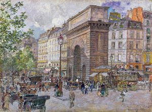 ポルトサンマルタン、1898 作： Frederic Anatole Houbron