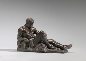 アフリカのアレゴリー、モデル 18631865、キャスト日不明。 作： Frederic Auguste Bartholdi