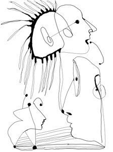  作： 