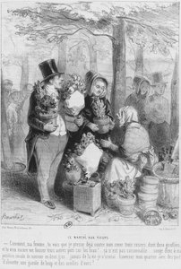 フラワーマーケット 作： Frederic Bouchot