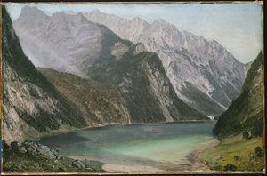 高山湖 作： Frederic Edwin Church