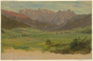 アルパイン バレー 作： Frederic Edwin Church