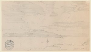 オーロラ、マウント デザート アイランド 作： Frederic Edwin Church