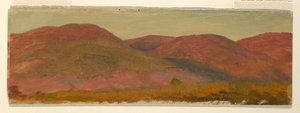 秋の風景、ハドソン バレー 作： Frederic Edwin Church