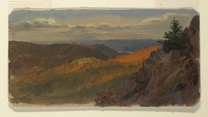 ニューイングランドの秋の風景 作： Frederic Edwin Church