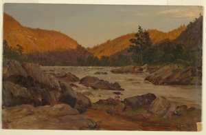 ノースカロライナ州の秋の風景 作： Frederic Edwin Church
