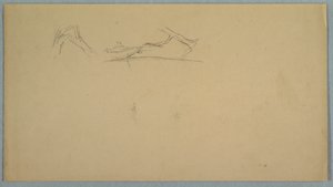 壊れた木の幹 作： Frederic Edwin Church