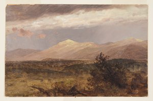 日没時のキャッツキル 作： Frederic Edwin Church