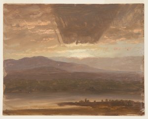 ニューヨーク州ハドソンのキャッツキルズ 作： Frederic Edwin Church