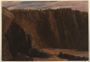 グランドマナンの断崖 作： Frederic Edwin Church