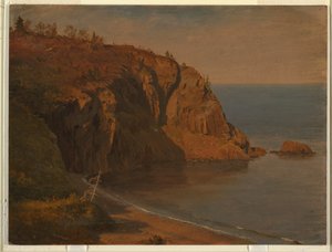 カナダ、グランドマナン島の海岸 作： Frederic Edwin Church