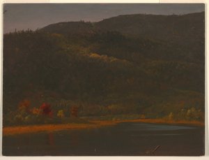 素描、秋の風景、1860-70年