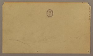 素描、植物スケッチ、1865年8月
